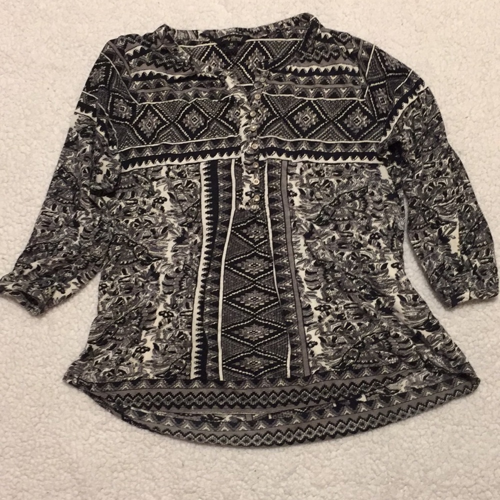 Lucky Brand Women’s Aztec top - size M